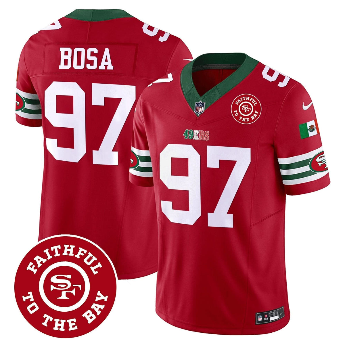 SF Mexico Faithful To The Bay Patch Vapor Jersey
