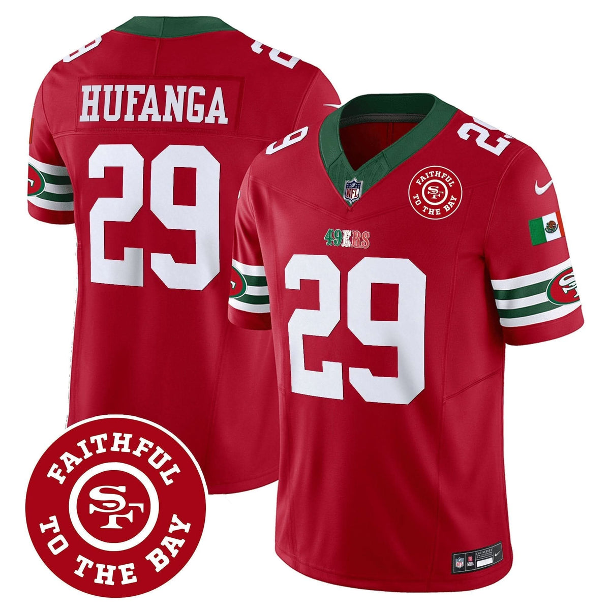 SF Mexico Faithful To The Bay Patch Vapor Jersey