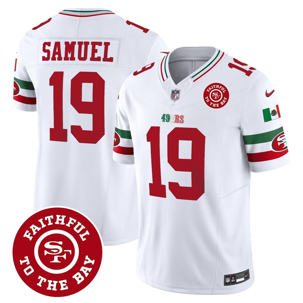 SF Mexico Faithful To The Bay Patch Vapor Jersey
