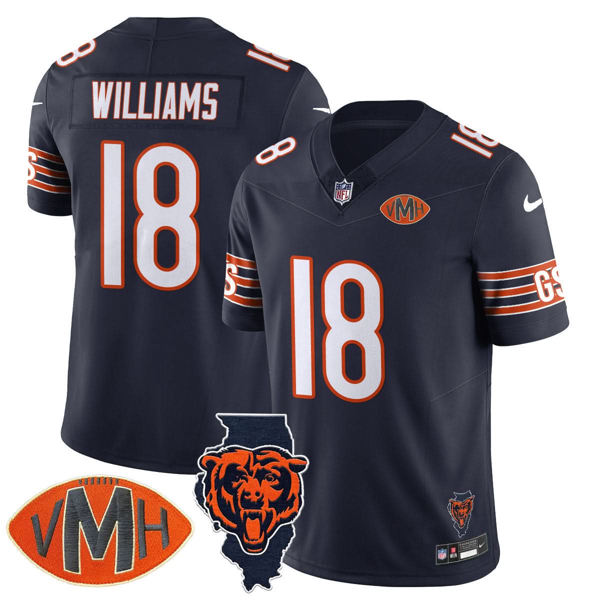 CB Honor Virginia Halas McCaskey Jersey