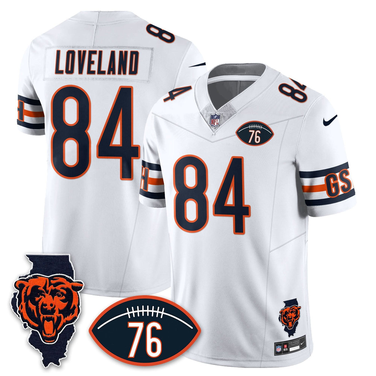 CB Honor Steve McMichael Jersey