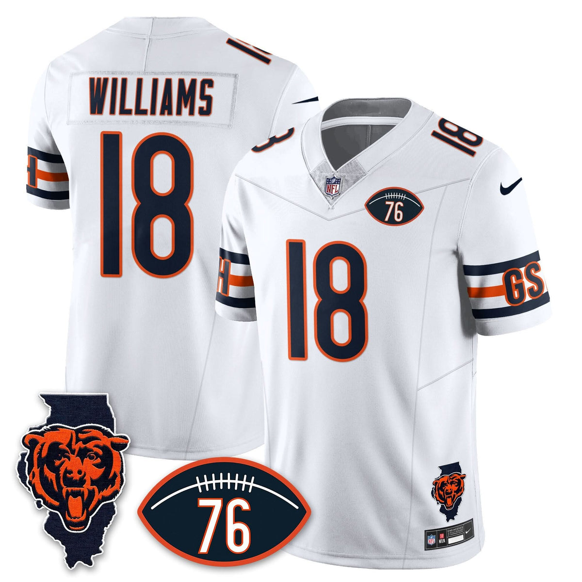 CB Honor Steve McMichael Jersey