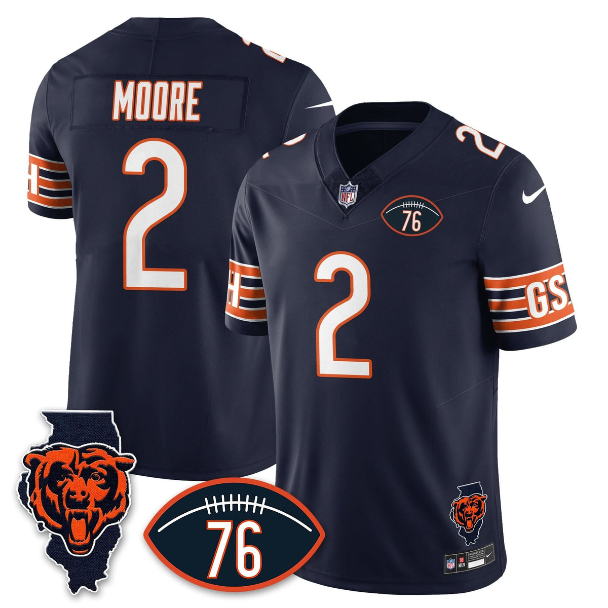 CB Honor Steve McMichael Jersey