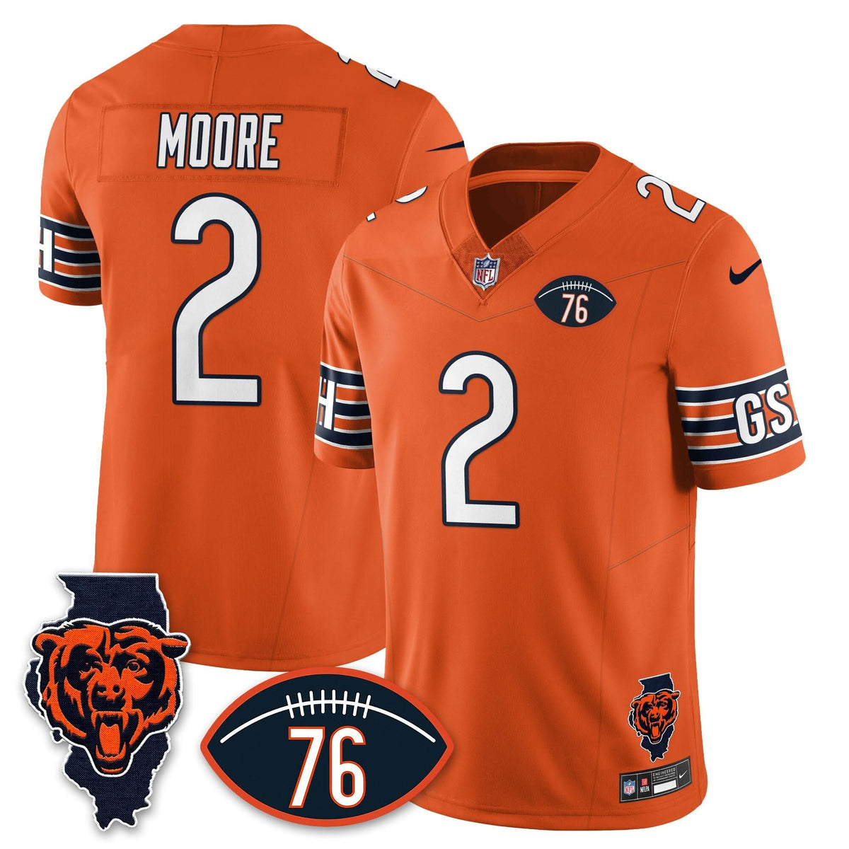 CB Honor Steve McMichael Jersey