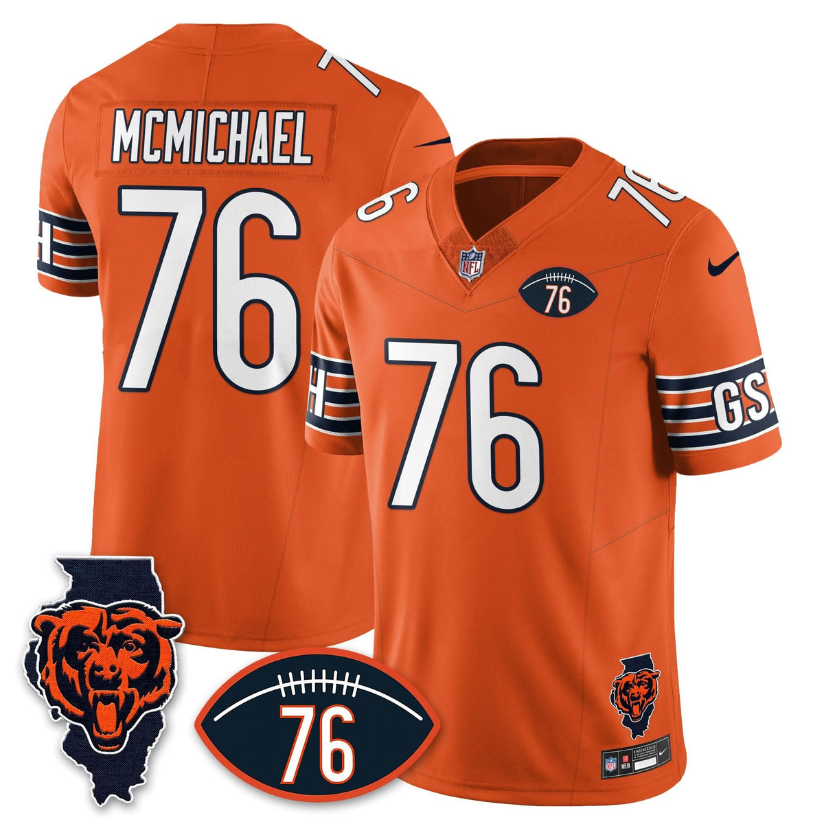 CB Honor Steve McMichael Jersey