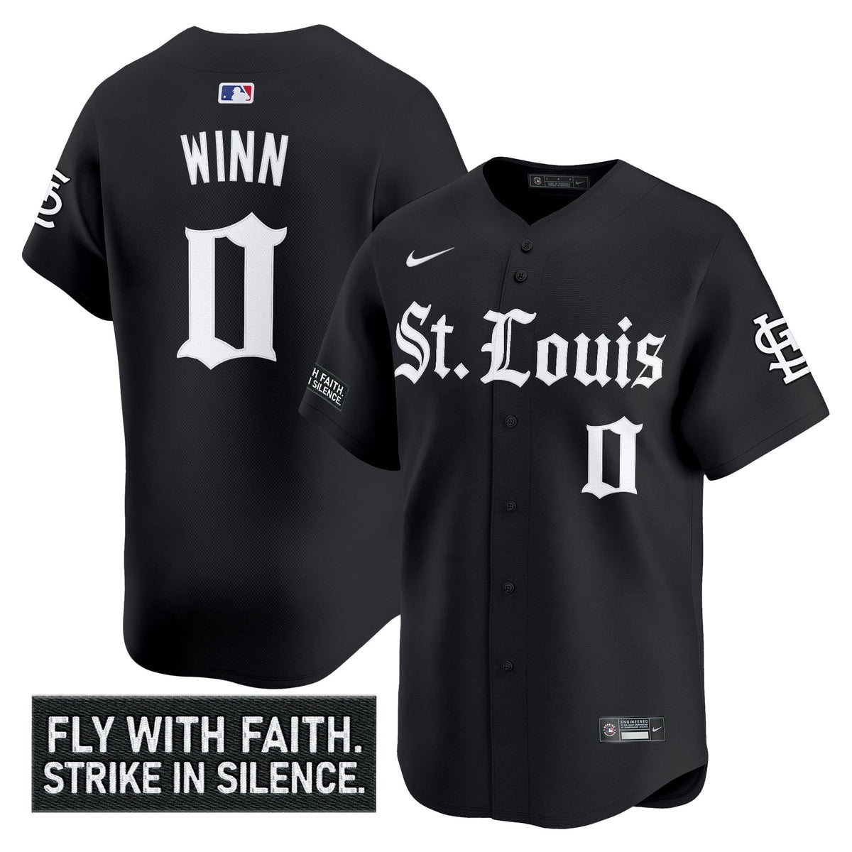 Men's St. Louis Cardinals 'Gothic Legacy Edition' Vapor Premier Limited Jersey - All Stitched