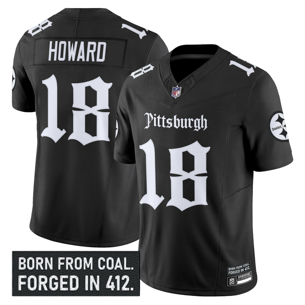 PIT 'Gothic Steel City Edition' Vapor Limited Jersey
