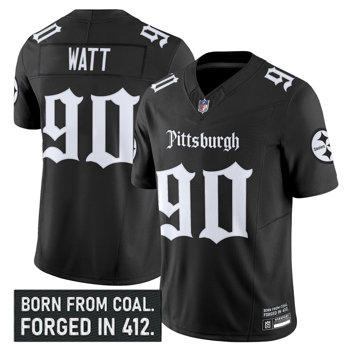 PIT 'Gothic Steel City Edition' Vapor Limited Jersey