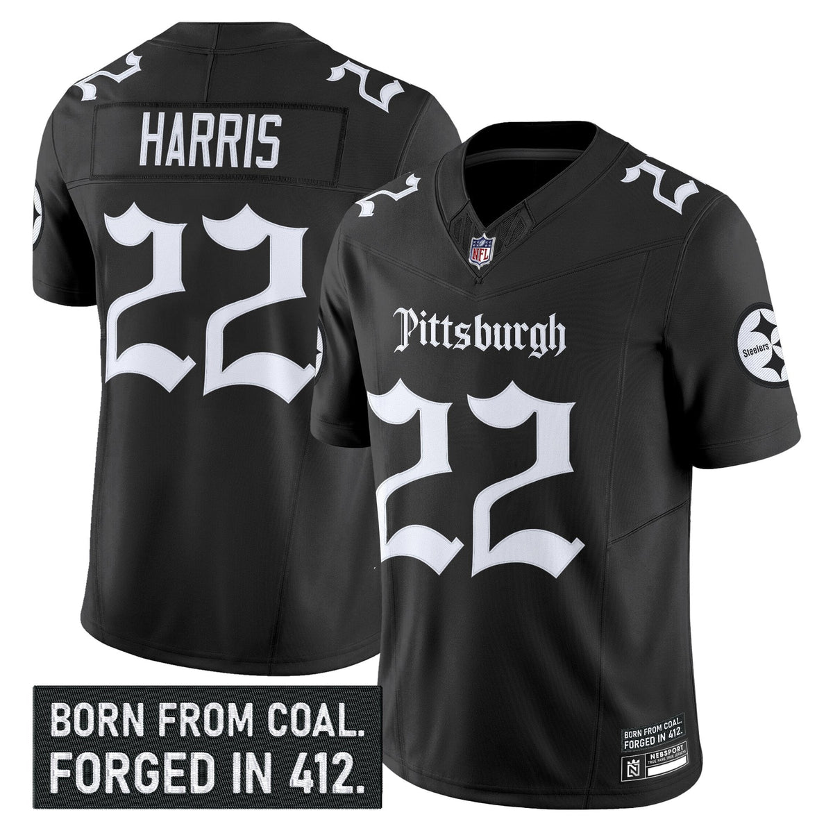 PIT 'Gothic Steel City Edition' Vapor Limited Jersey