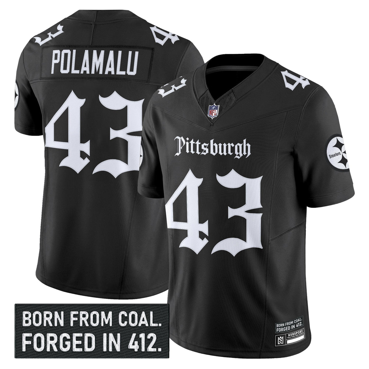 PIT 'Gothic Steel City Edition' Vapor Limited Jersey