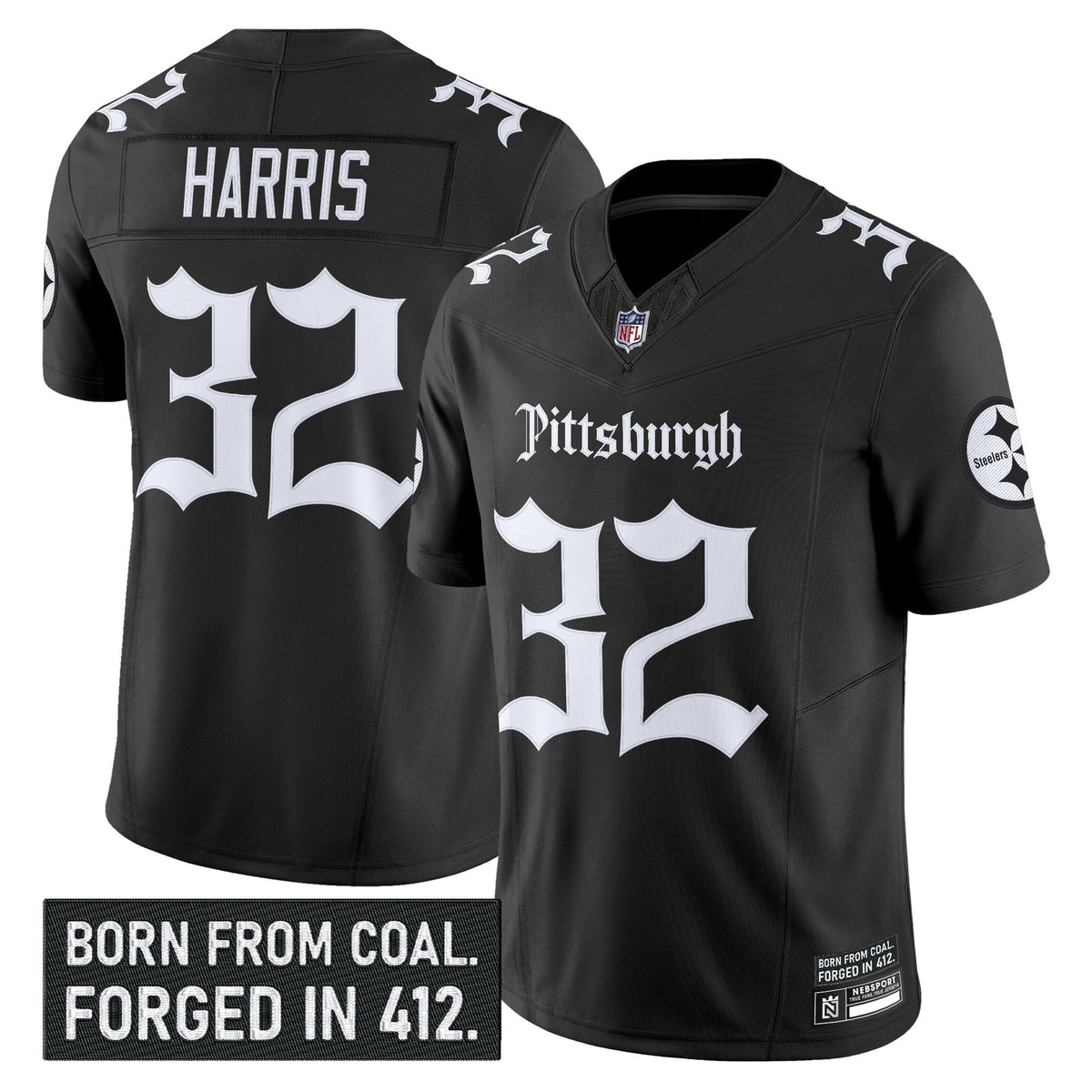 PIT 'Gothic Steel City Edition' Vapor Limited Jersey