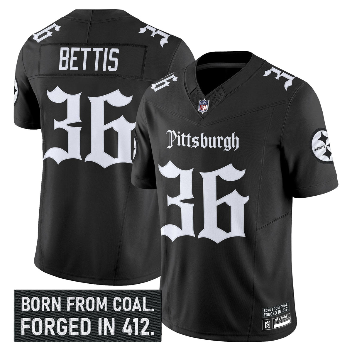 PIT 'Gothic Steel City Edition' Vapor Limited Jersey
