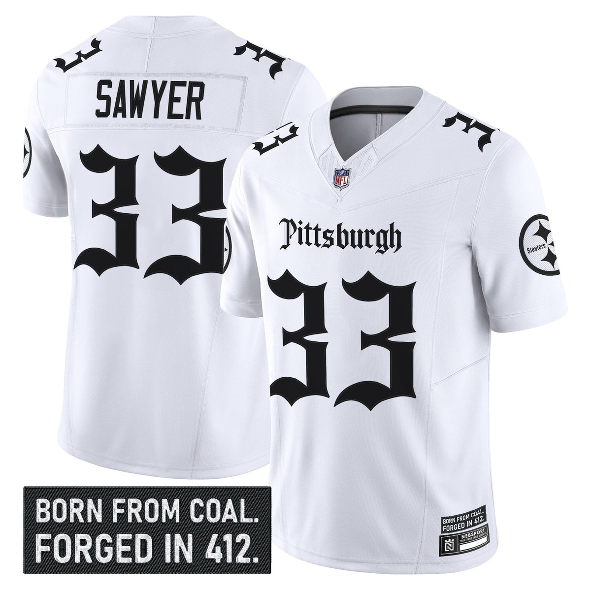 PIT 'Gothic Steel City Edition' Vapor Limited Jersey
