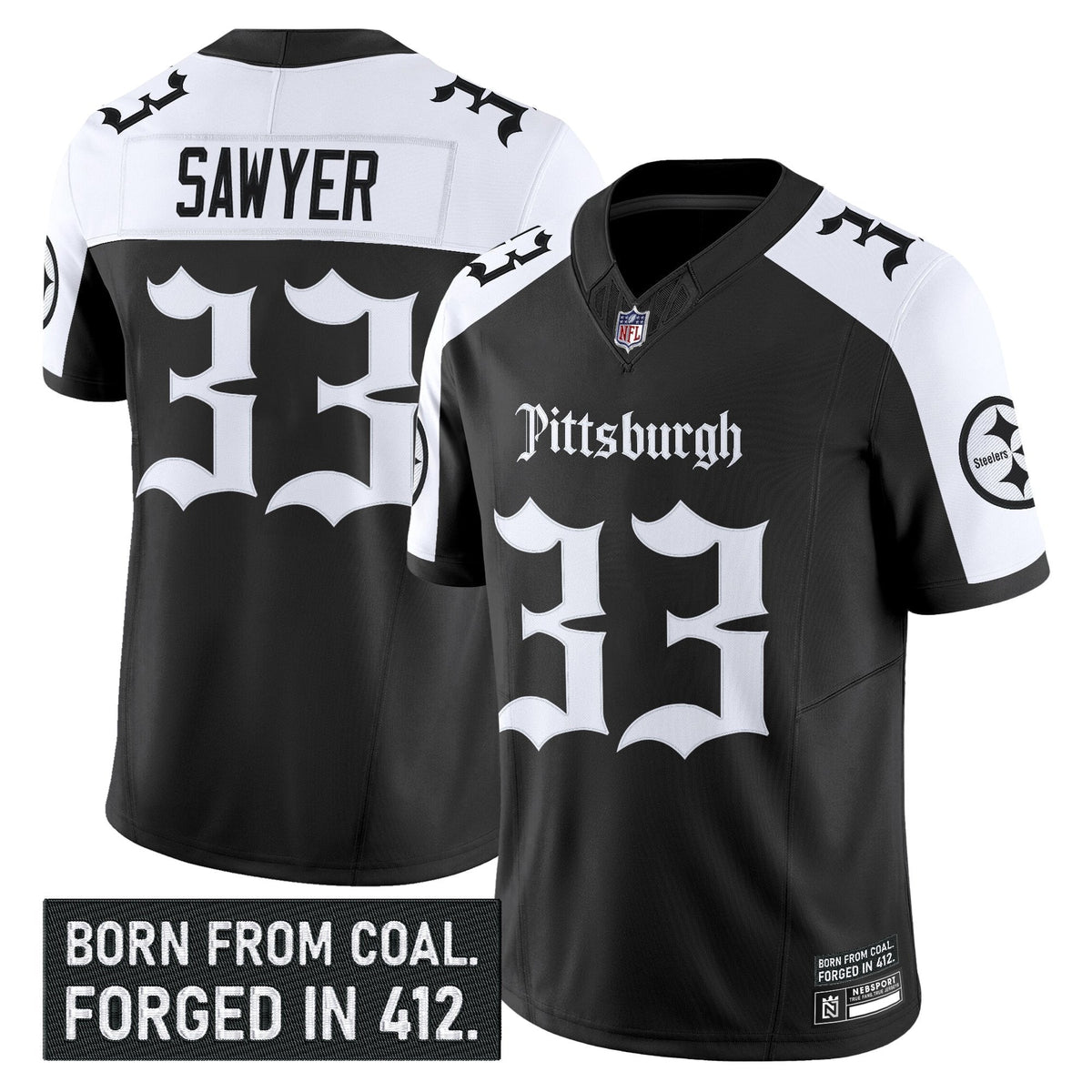 PIT 'Gothic Steel City Edition' Vapor Limited Jersey