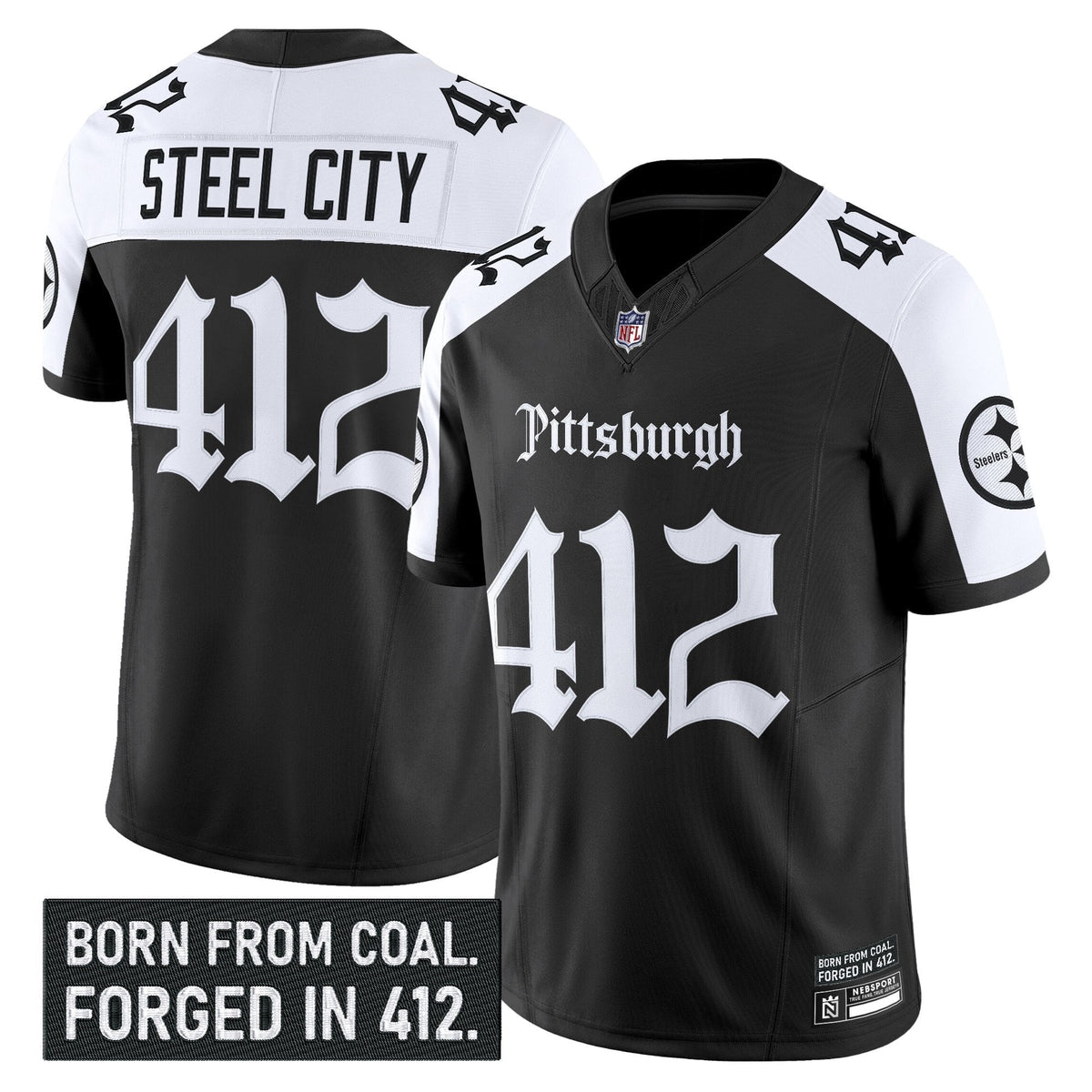 PIT 'Gothic Steel City Edition' Vapor Limited Jersey