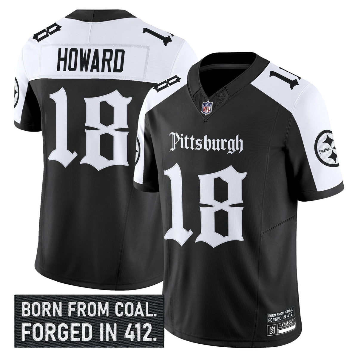 PIT 'Gothic Steel City Edition' Vapor Limited Jersey