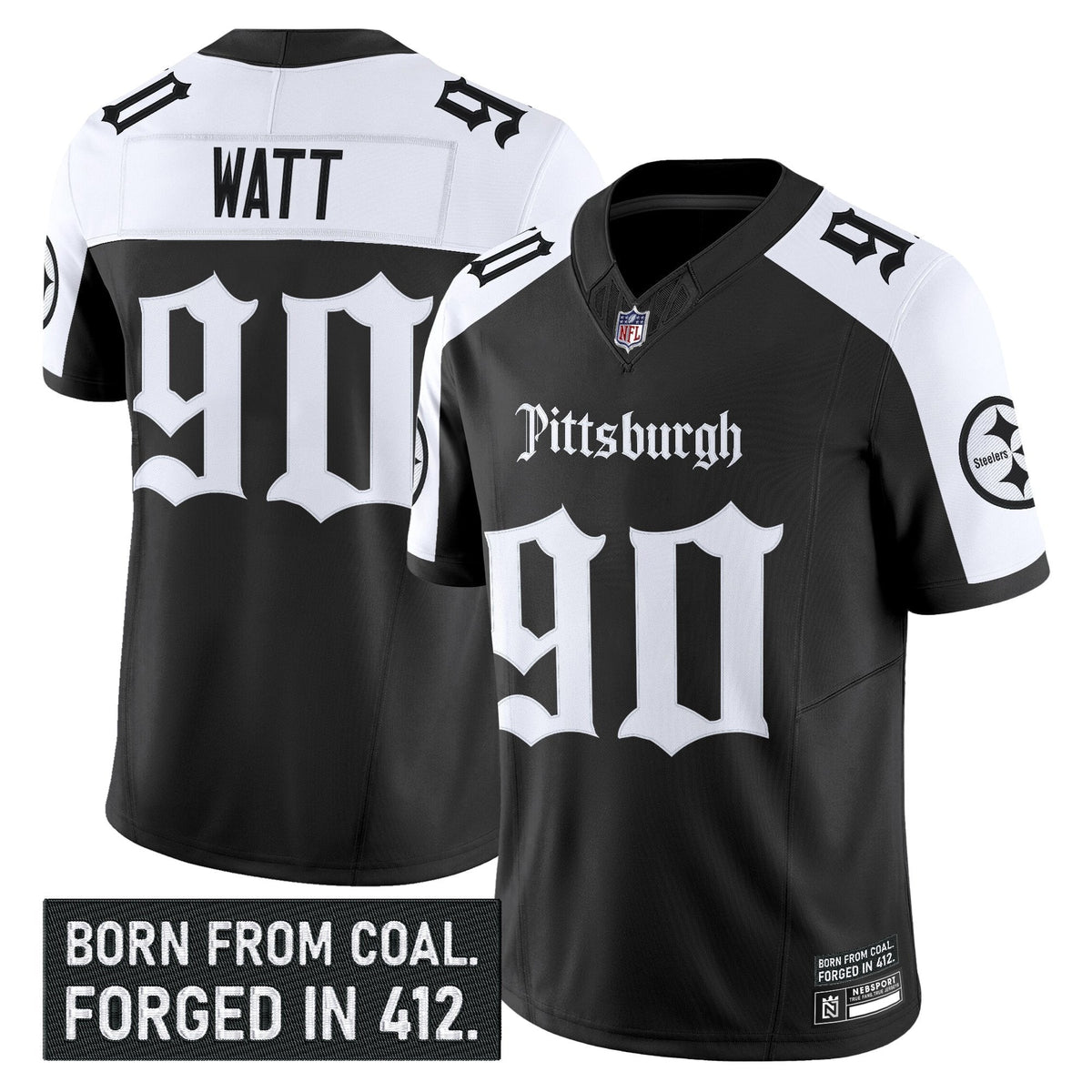 PIT 'Gothic Steel City Edition' Vapor Limited Jersey