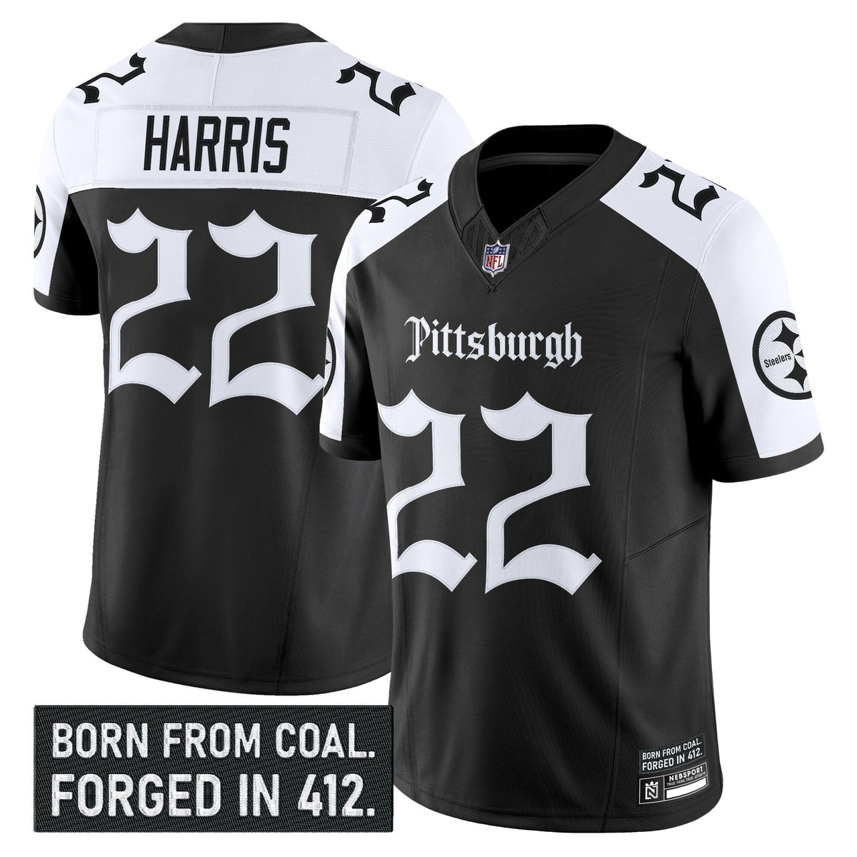 PIT 'Gothic Steel City Edition' Vapor Limited Jersey