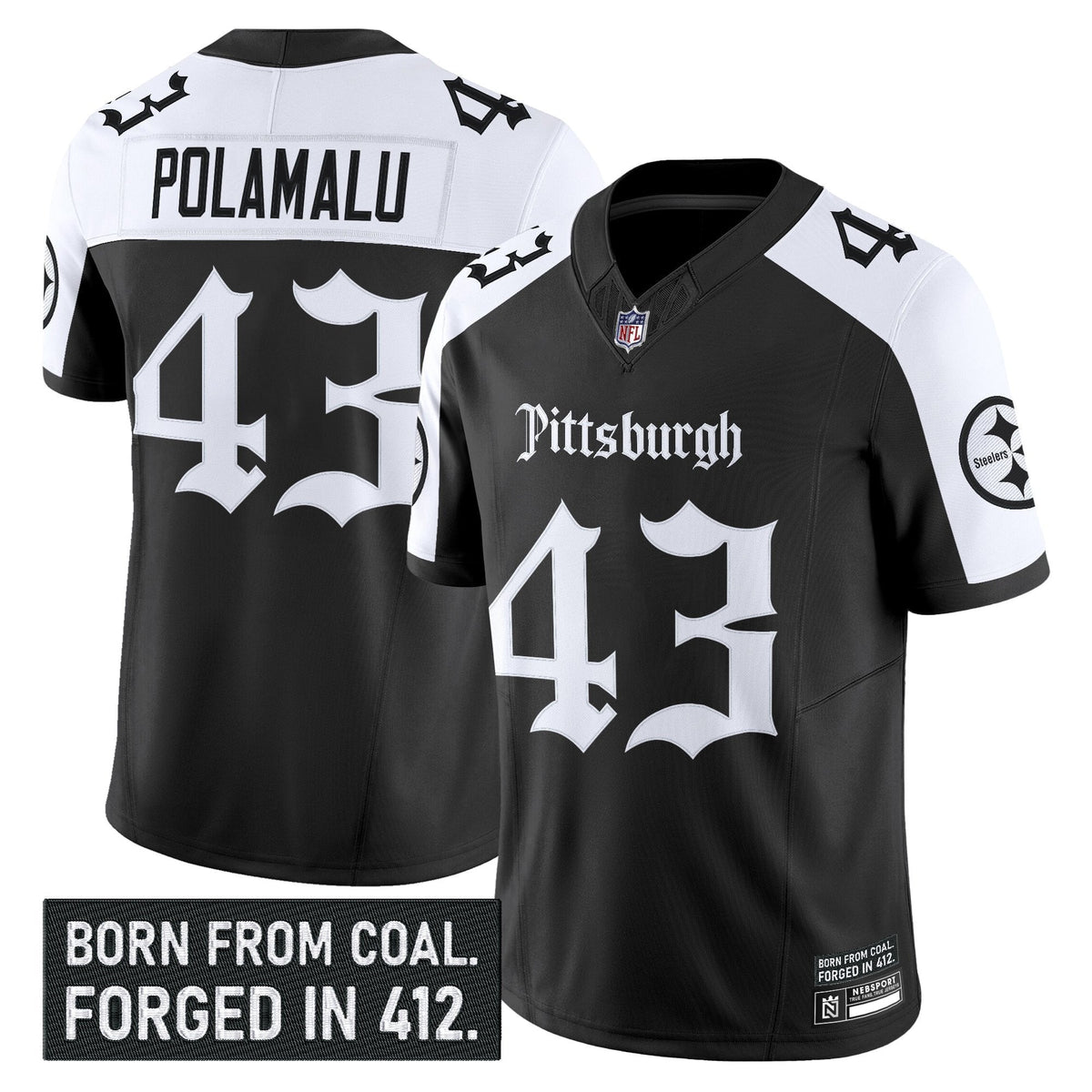 PIT 'Gothic Steel City Edition' Vapor Limited Jersey