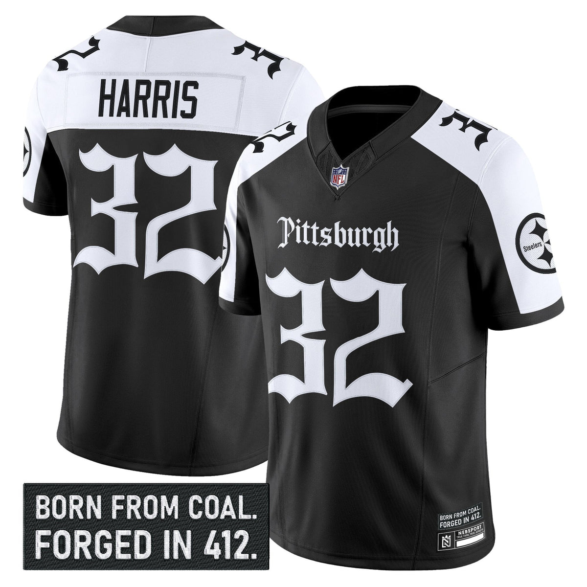 PIT 'Gothic Steel City Edition' Vapor Limited Jersey