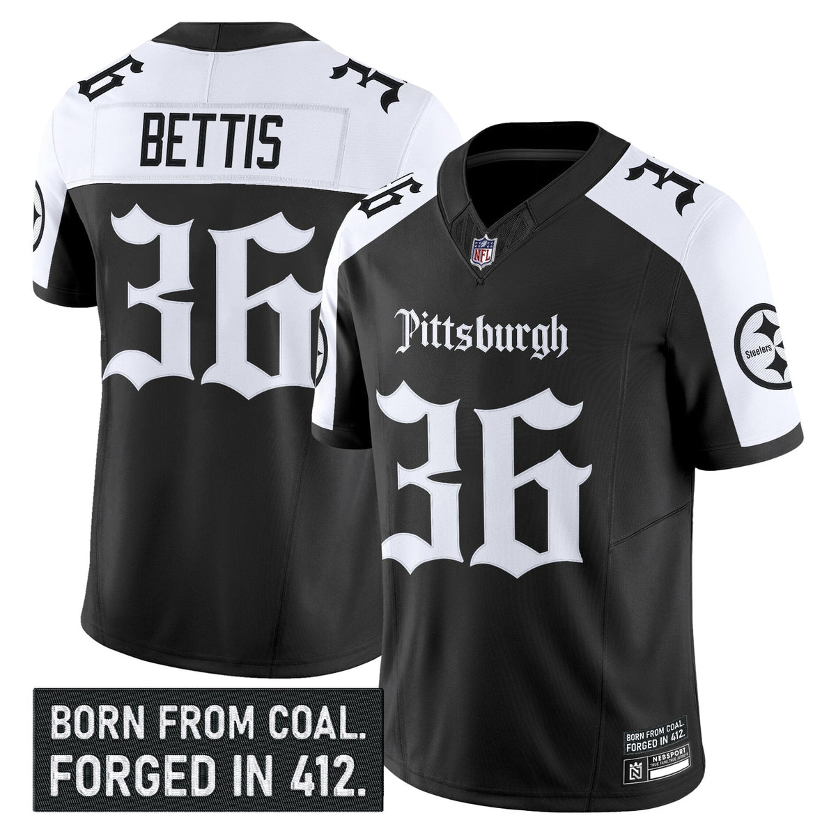 PIT 'Gothic Steel City Edition' Vapor Limited Jersey