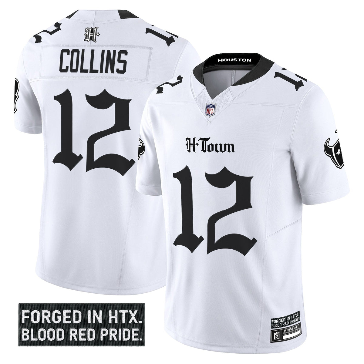 HOU 'Gothic Lone Star Shadows Edition' Vapor Limited Jersey