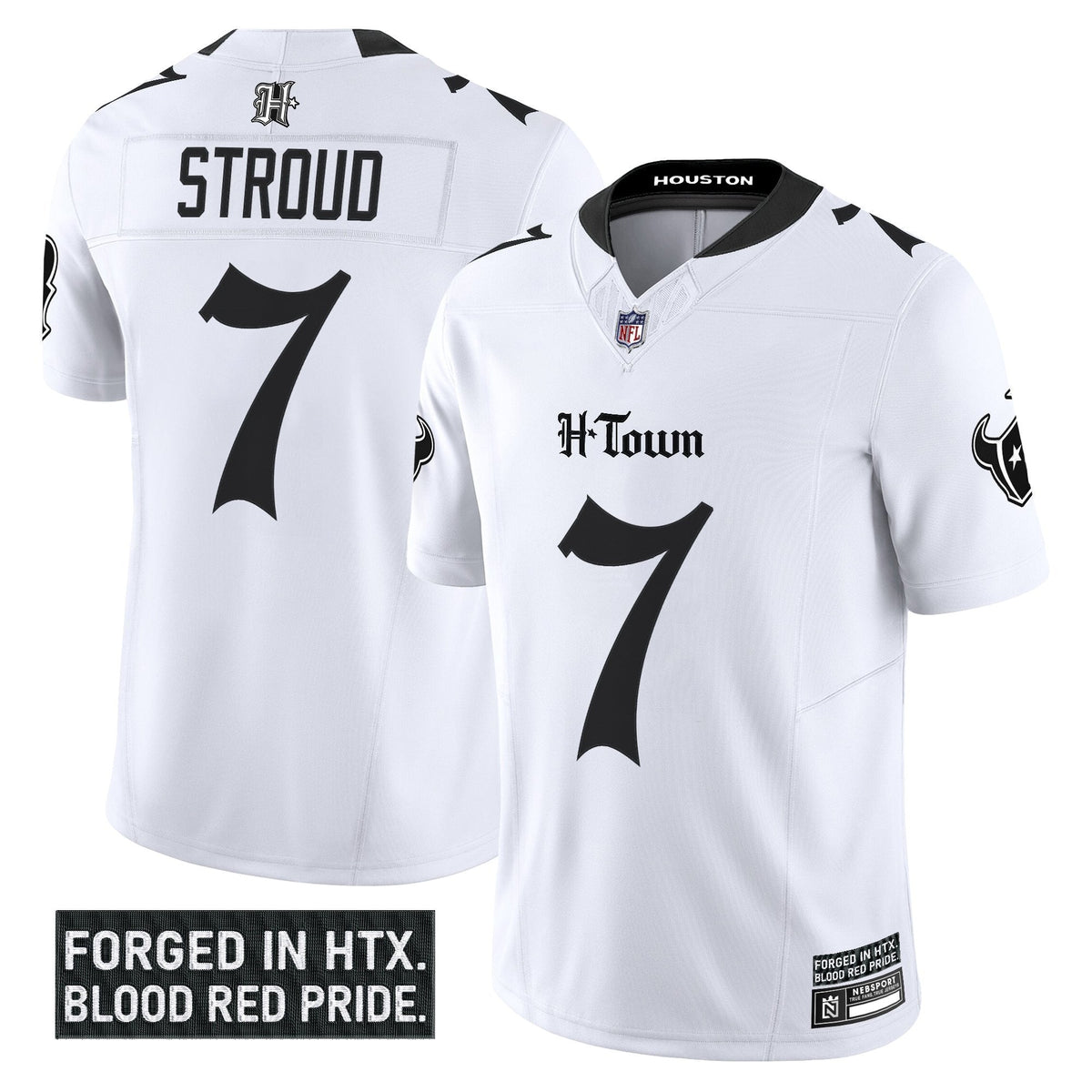HOU 'Gothic Lone Star Shadows Edition' Vapor Limited Jersey