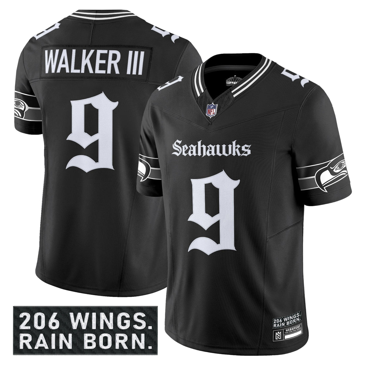 SEA 'Gothic Rain City Shadows Edition' Vapor Limited Jersey