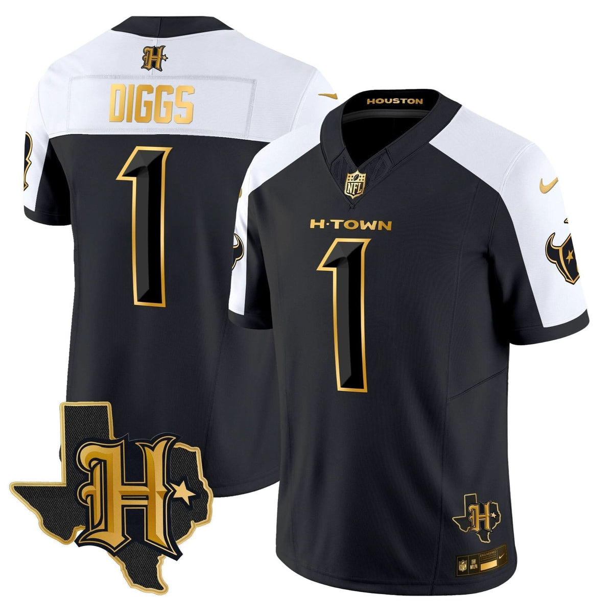 HT 2024 Texas Patch Gold Vapor Limited Jersey