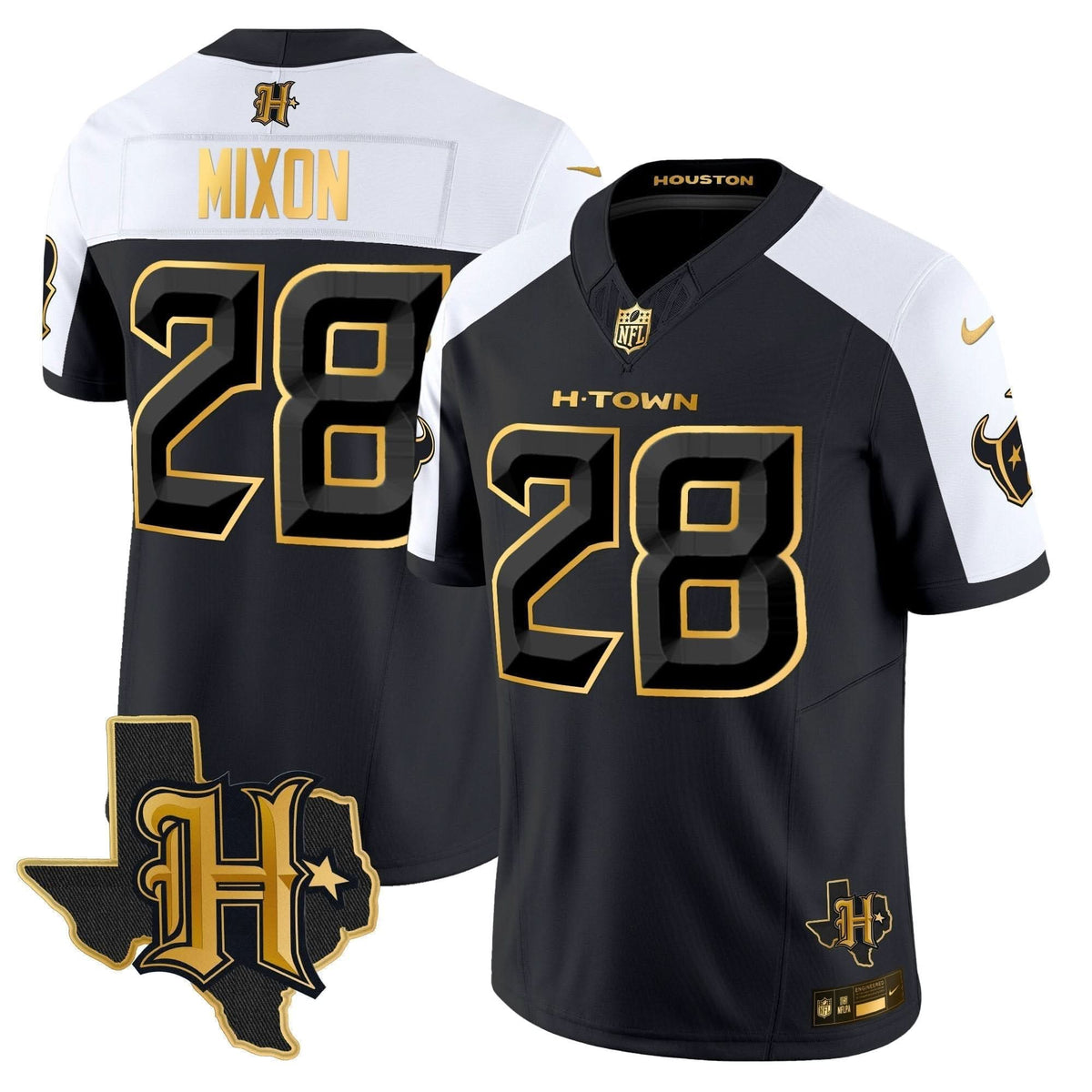 HT 2024 Texas Patch Gold Vapor Limited Jersey