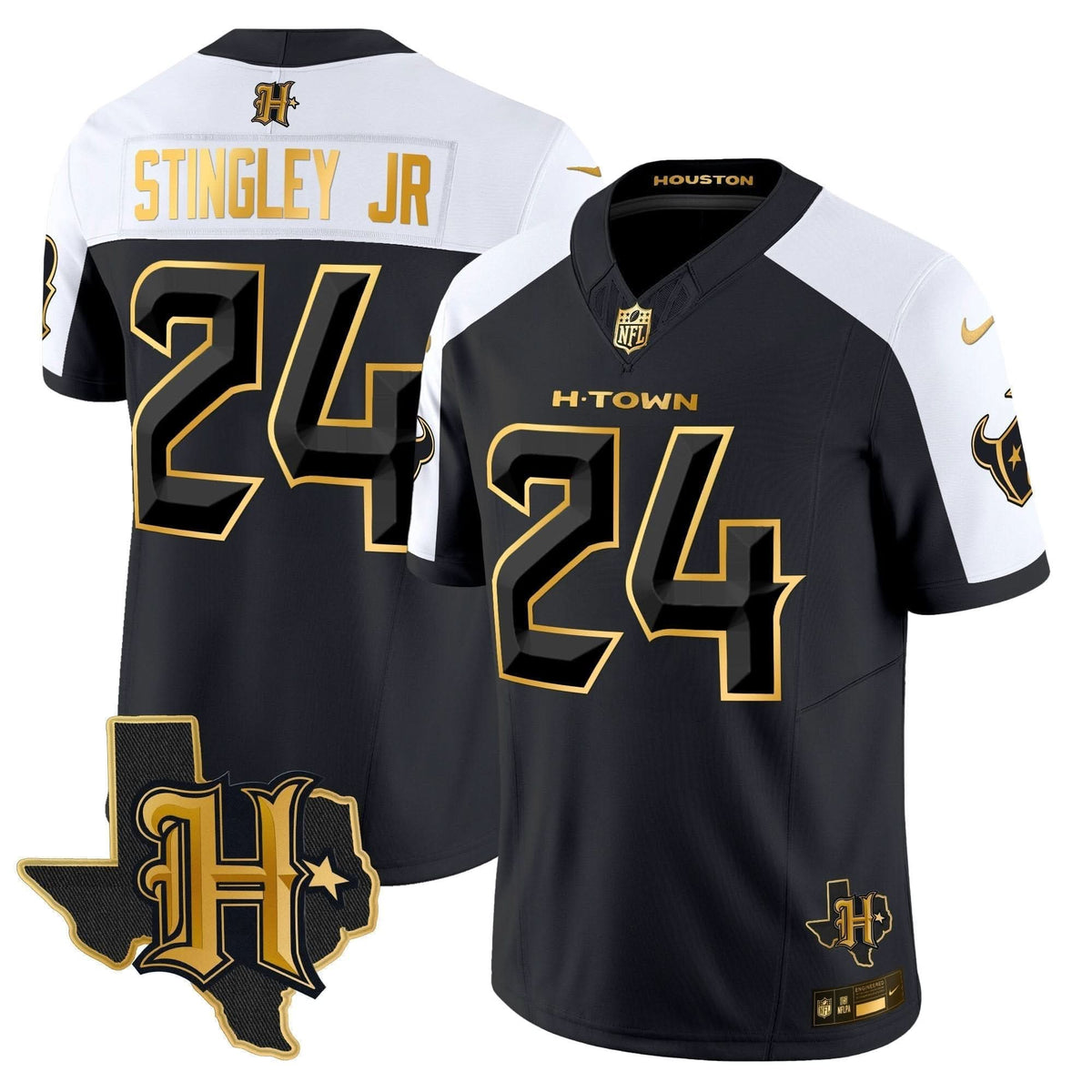 HT 2024 Texas Patch Gold Vapor Limited Jersey