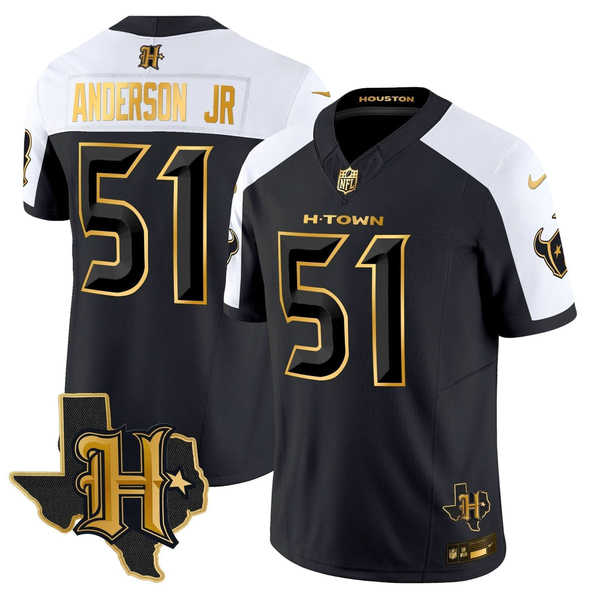 HT 2024 Texas Patch Gold Vapor Limited Jersey