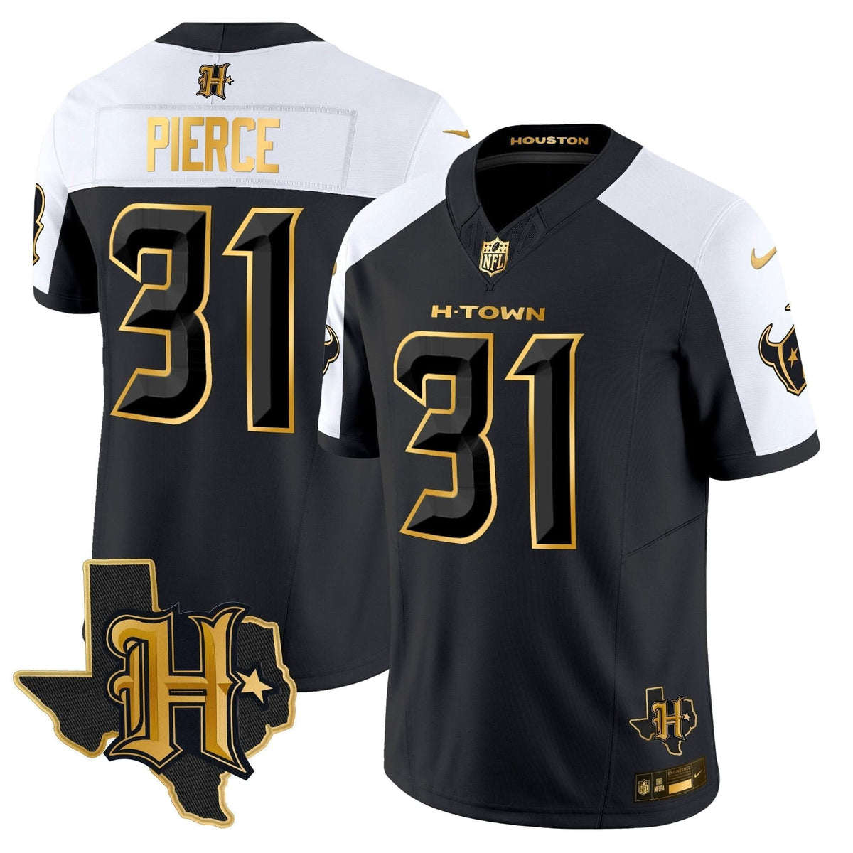 HT 2024 Texas Patch Gold Vapor Limited Jersey