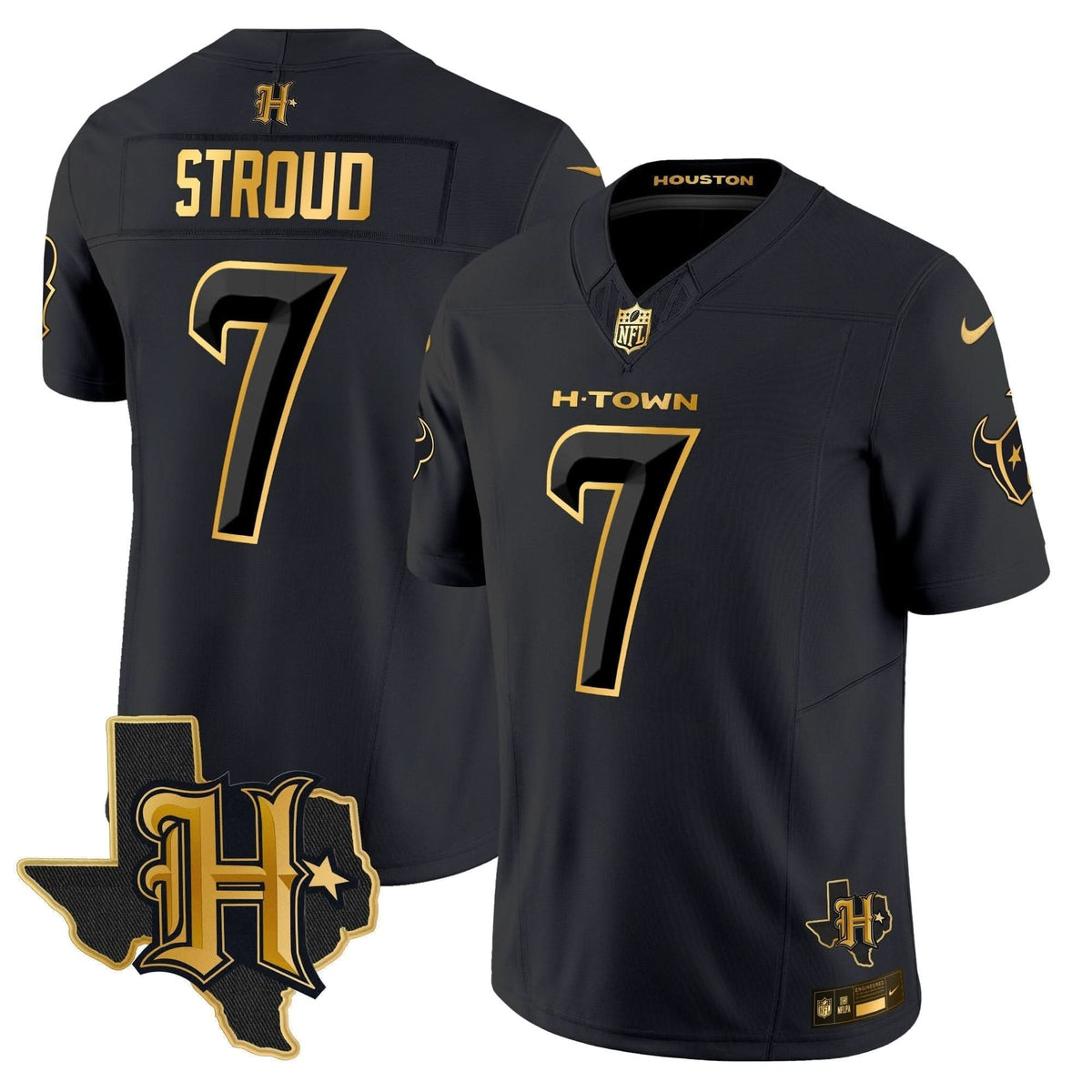 HT 2024 Texas Patch Gold Vapor Limited Jersey