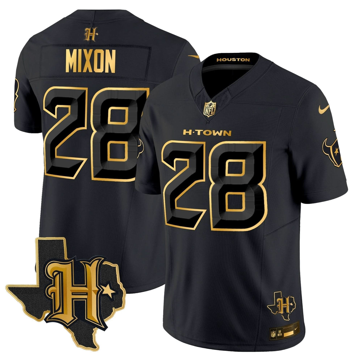 HT 2024 Texas Patch Gold Vapor Limited Jersey