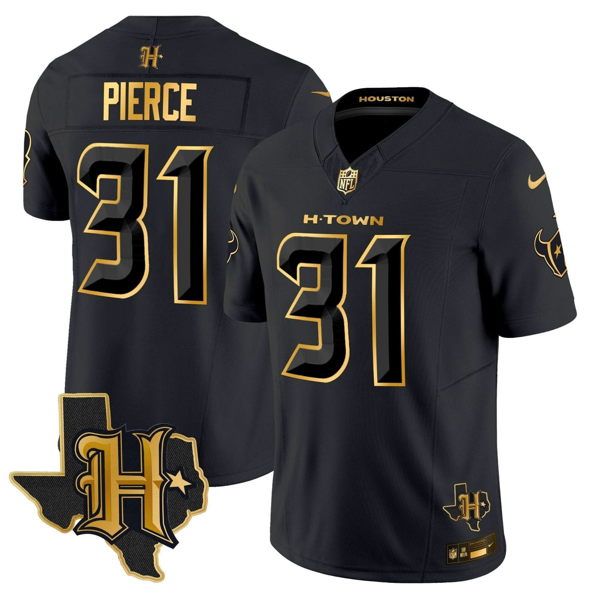 HT 2024 Texas Patch Gold Vapor Limited Jersey