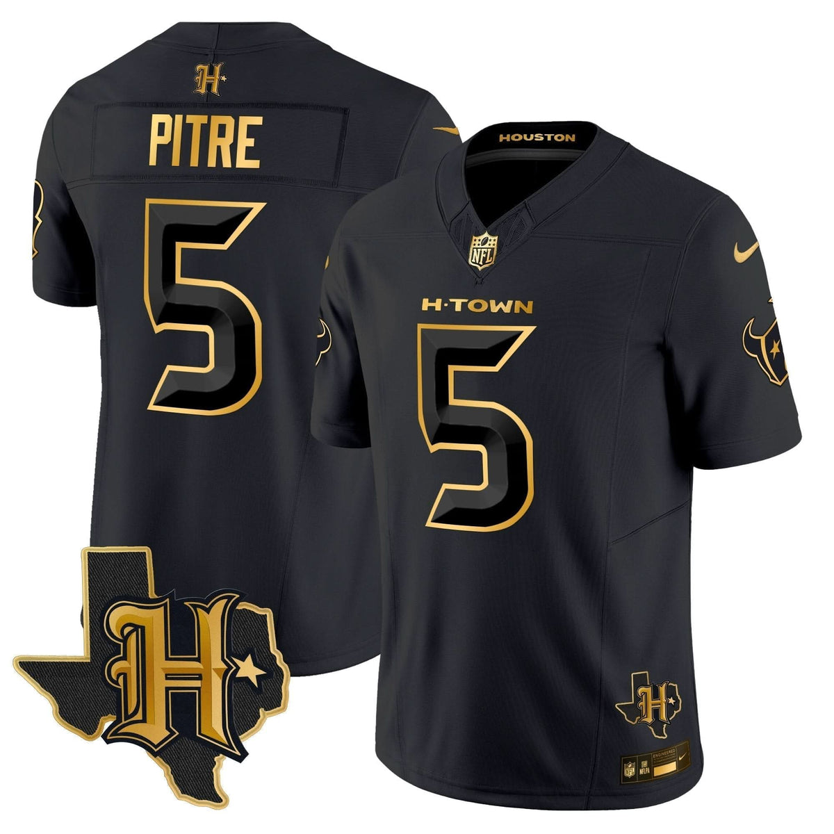 HT 2024 Texas Patch Gold Vapor Limited Jersey