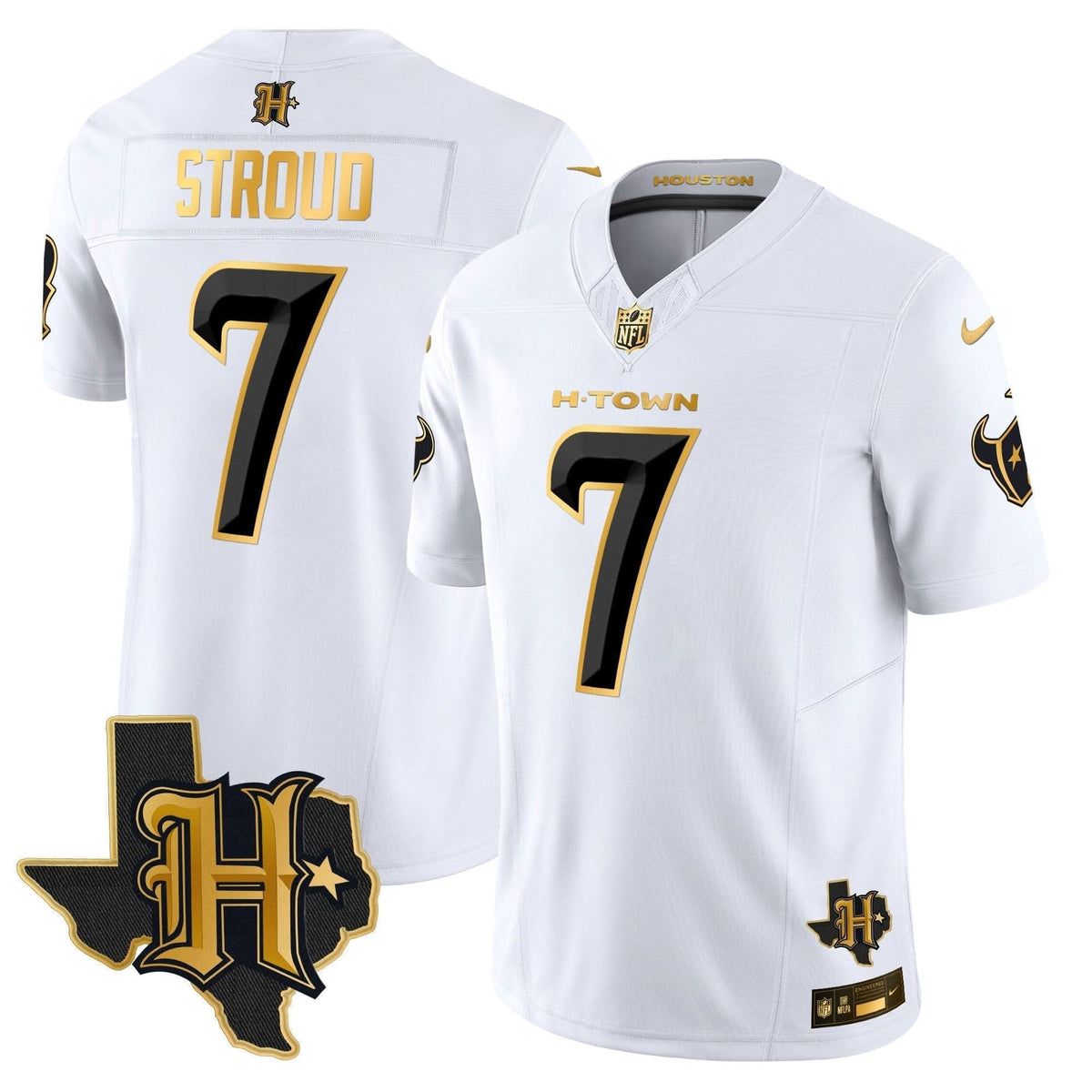 HT 2024 Texas Patch Gold Vapor Limited Jersey