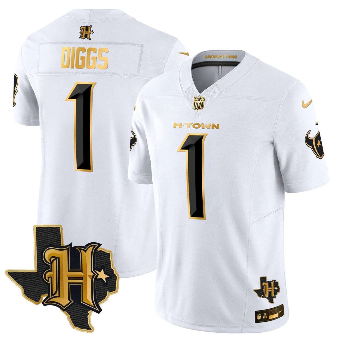HT 2024 Texas Patch Gold Vapor Limited Jersey