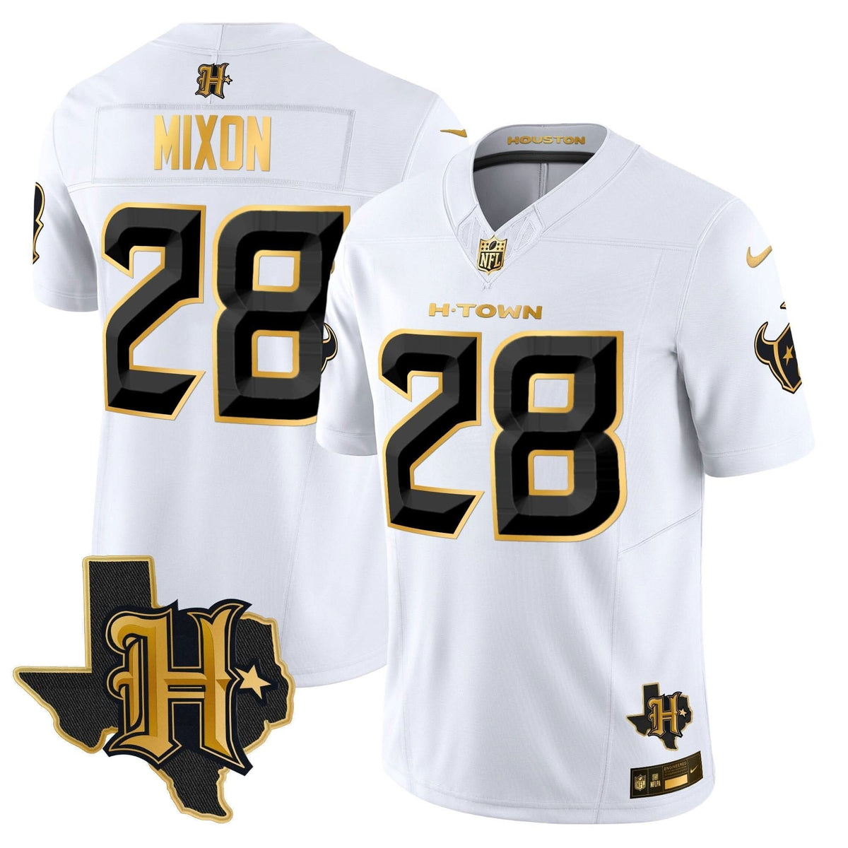 HT 2024 Texas Patch Gold Vapor Limited Jersey