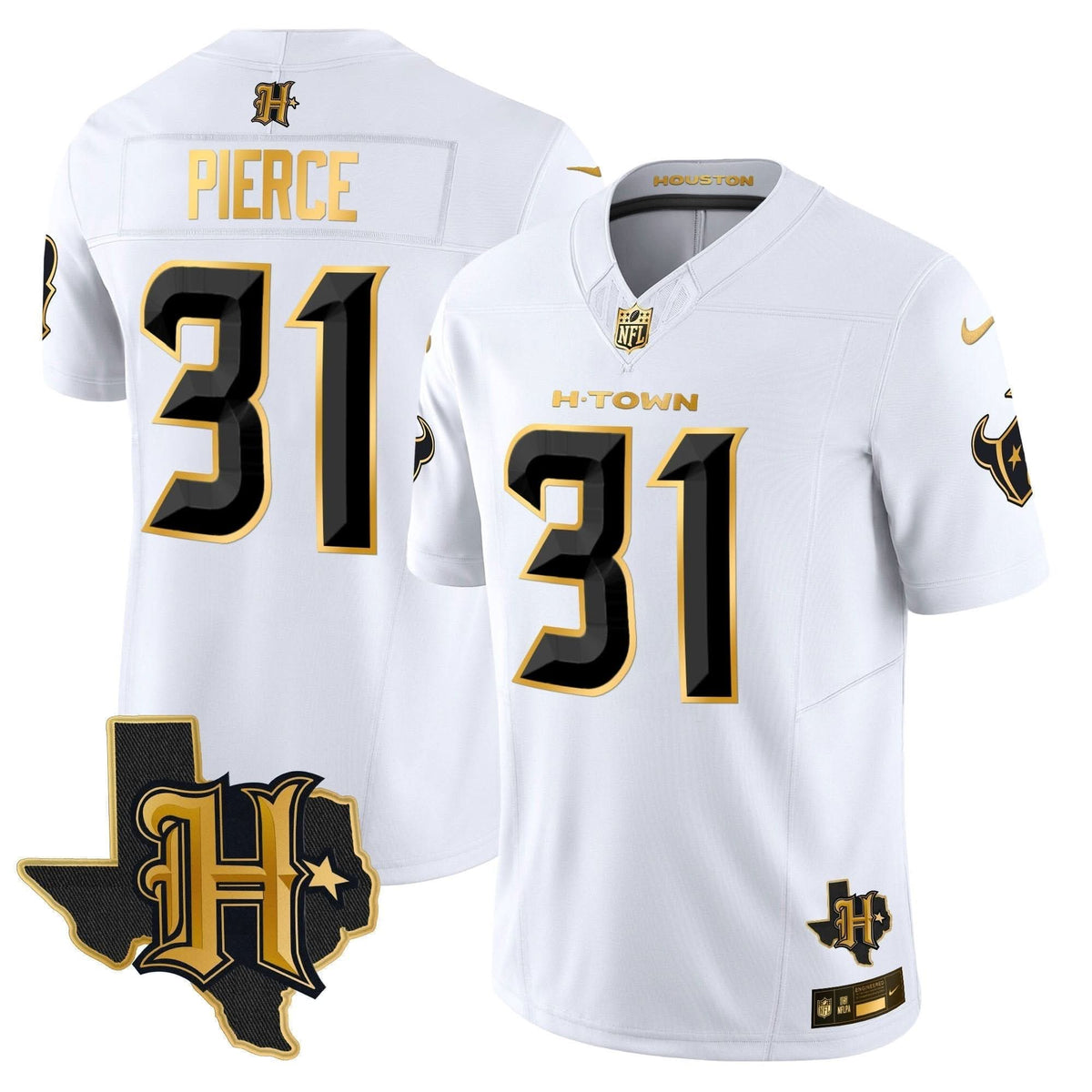 HT 2024 Texas Patch Gold Vapor Limited Jersey