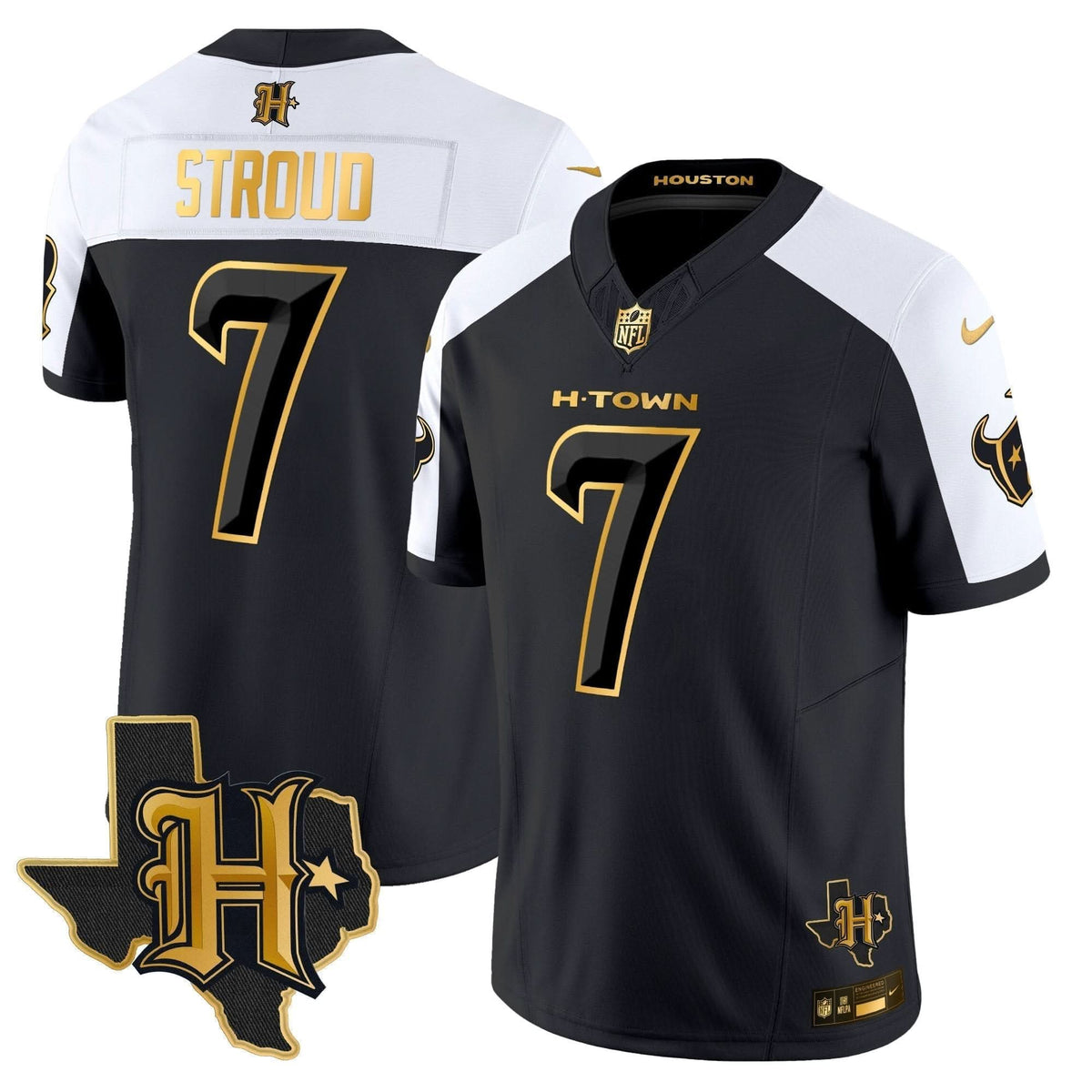 HT 2024 Texas Patch Gold Vapor Limited Jersey