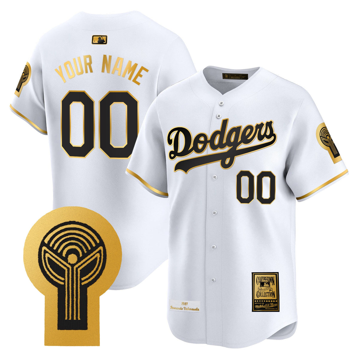 Dodgers 1981 Cooperstown Custom Jersey - All Stitched