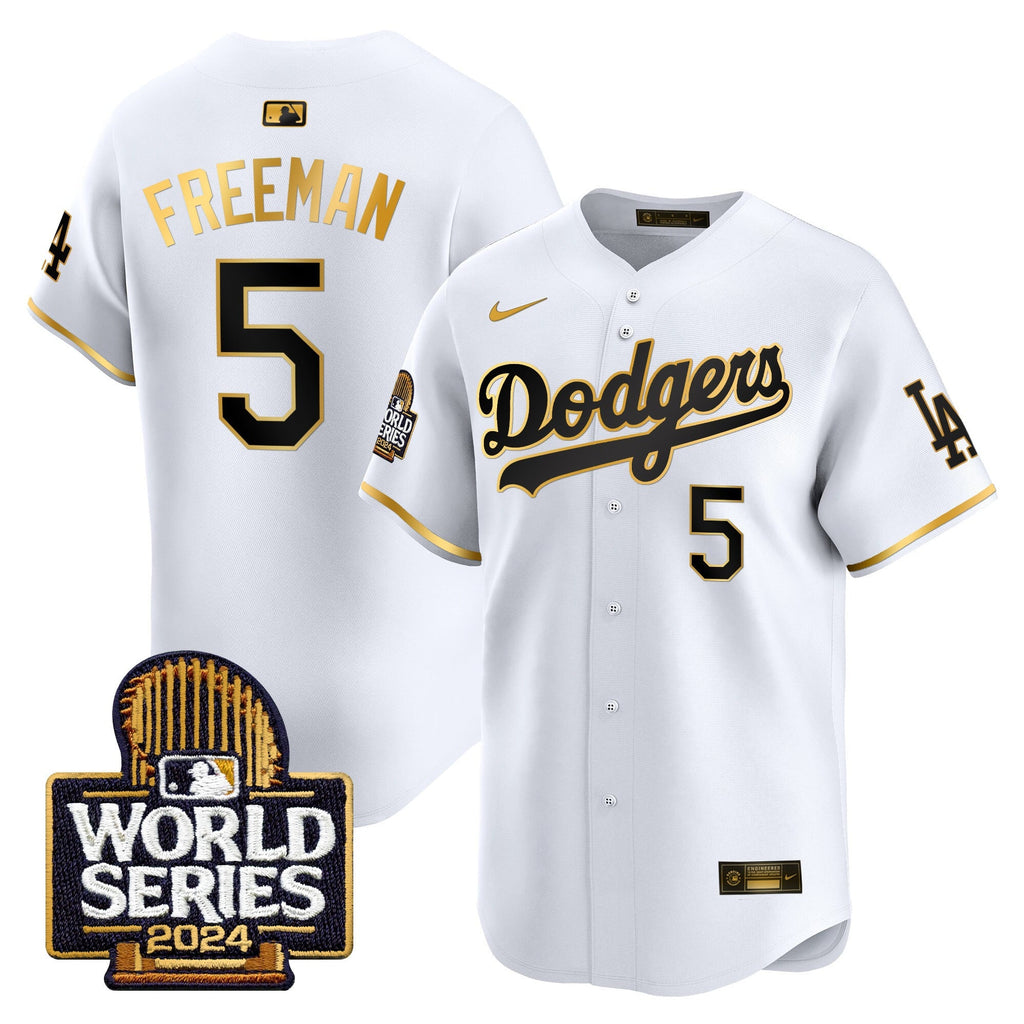 Men's Dodgers 2024 World Series Vapor Premier Limited Jersey - All Stitched