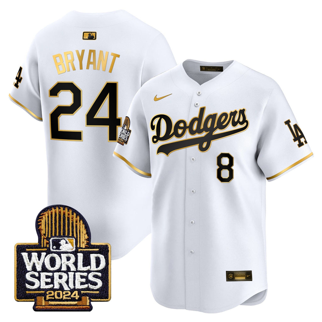 Men's Dodgers 2024 World Series Vapor Premier Limited Jersey - All Stitched