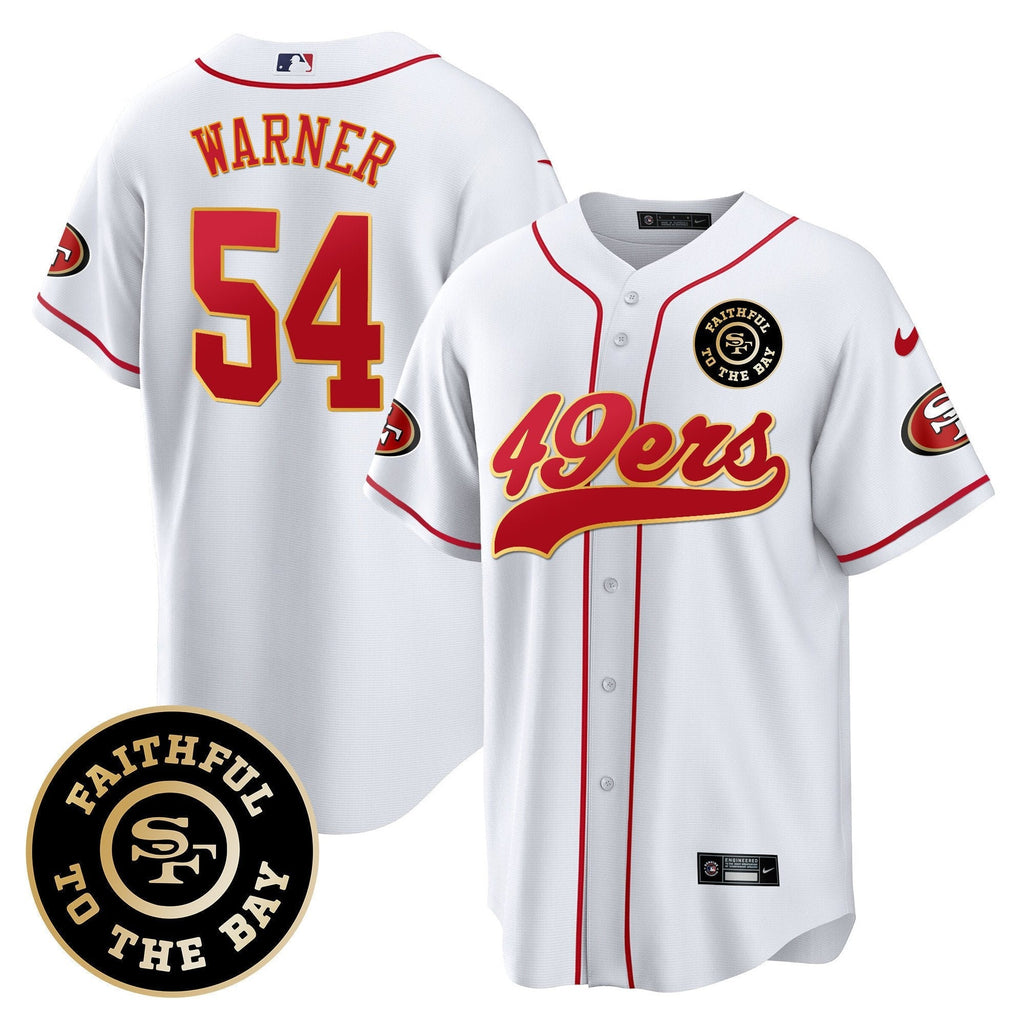 SF Faithful To The Bay Patch Baseball Jersey - All Stitched