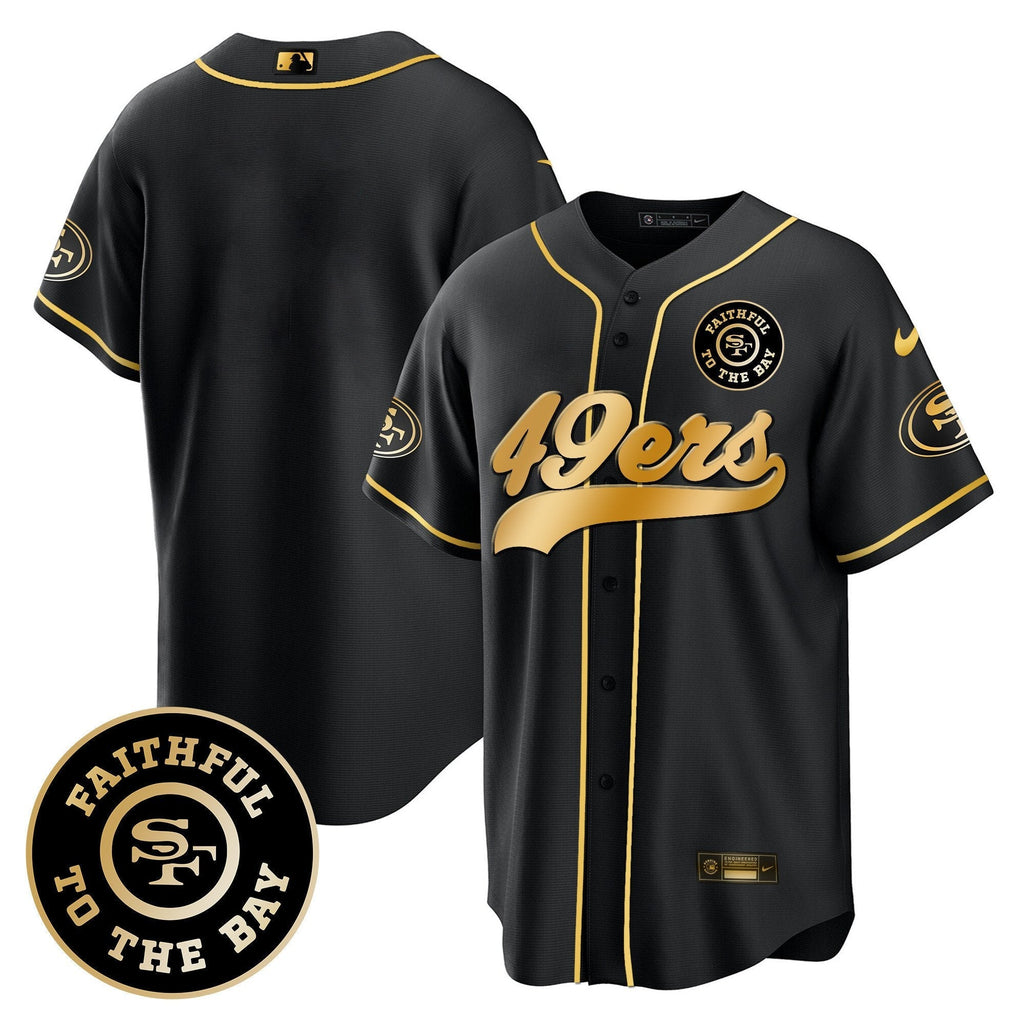 SF Faithful To The Bay Patch Baseball Jersey - All Stitched
