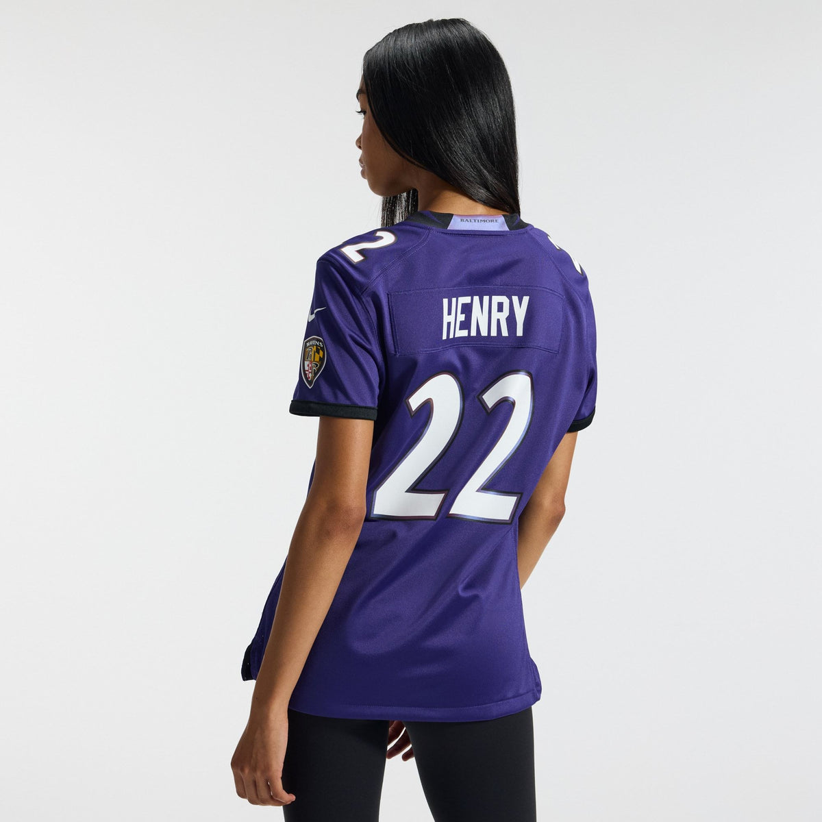 Women's Baltimore Ravens Derrick Henry Nike Purple Team Game Jersey