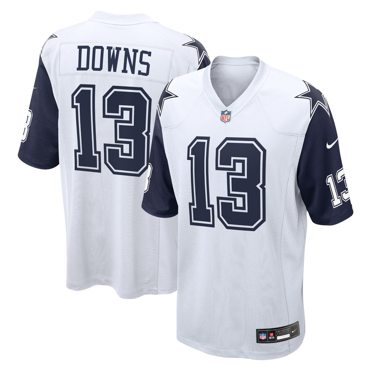 Men's Dallas Cowboys Caleb Downs Nike White Alternate Game Jersey
