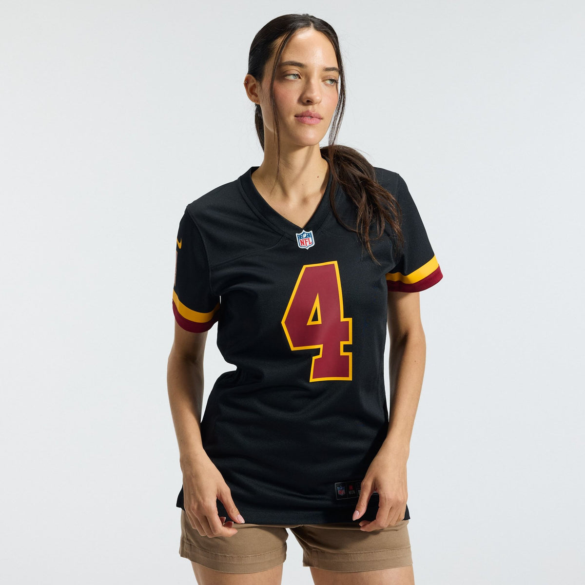 Women's Washington Commanders Frankie Luvu Nike Black Hail Raiser Alternate Game Jersey